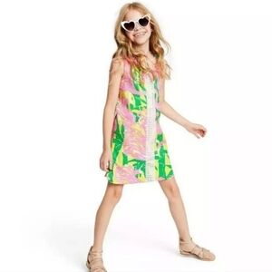 Lilly Pulitzer Pink and Green Textured Dress